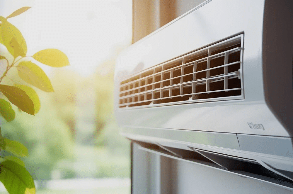 Cool Air Flowing from Split System in Modern Perth Home