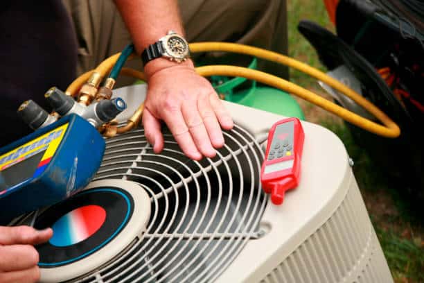 air conditioner gas pressure test