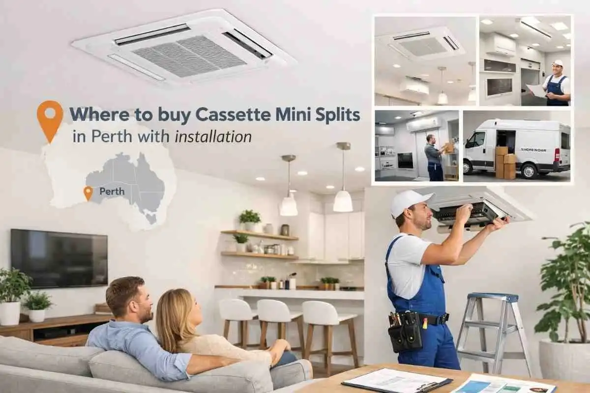 Where to buy cassette mini splits in Perth with installation